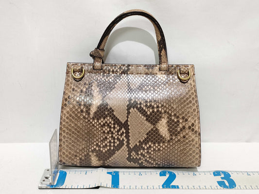 GUCCI Gucci Python GG Marmont Shoulder Bag Handbag