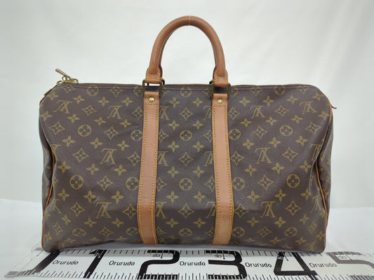 LOUIS VUITTON M41428 Monogram Keepall 45 Boston Bag