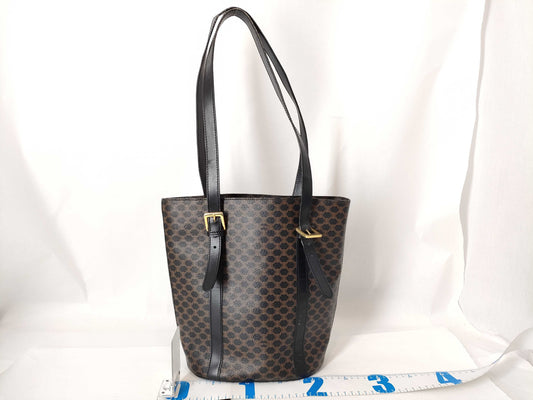 CELINE Macadam Tote PVC/Black Tote Bag