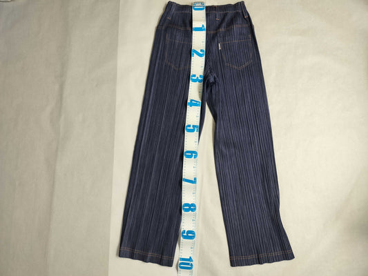 PLEATS PLEASE ISSEY MIYAKE PLEATS PLEASE denim pattern pants