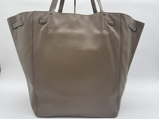 CELINE Cabas Phantom Phoebe Leather Tote Bag