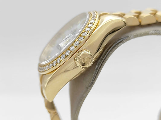 ROLEX 179138NG J83761Z6 Shell Dial Women's Watch