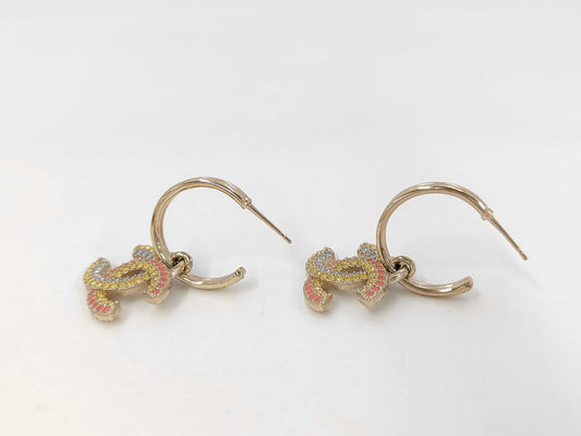 CHANEL A23C GP earrings