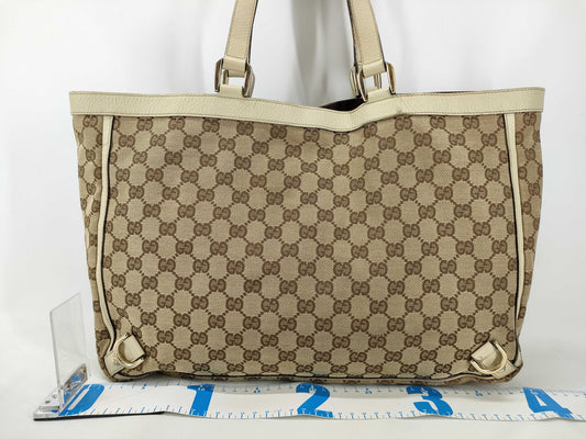 GUCCI GG Canvas Tote Bag GUCCI GG Canvas Tote Bag