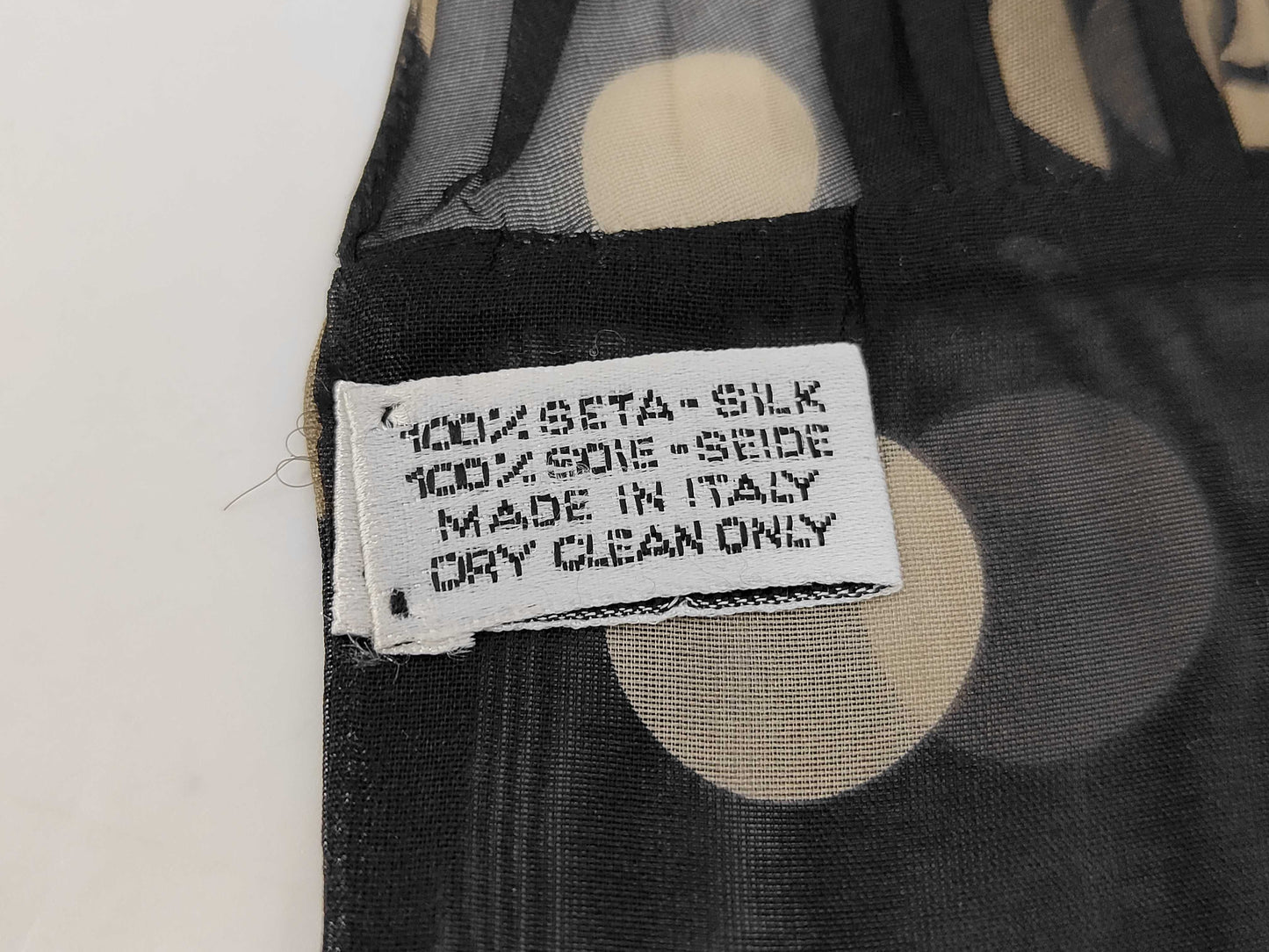 CHANEL scarf with tag