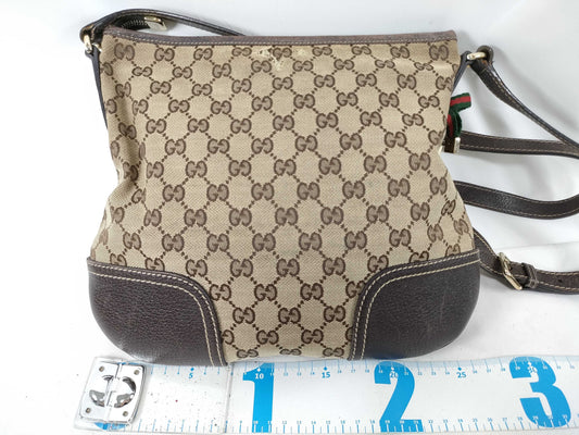 GUCCI GUCCI Gucci GG Canvas Sherry Line Shoulder Bag Ribbon Shoulder Bag