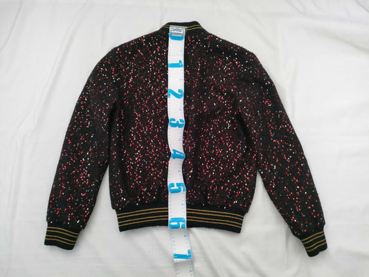 SAINT LAURENT Sequin Blouson Jacket