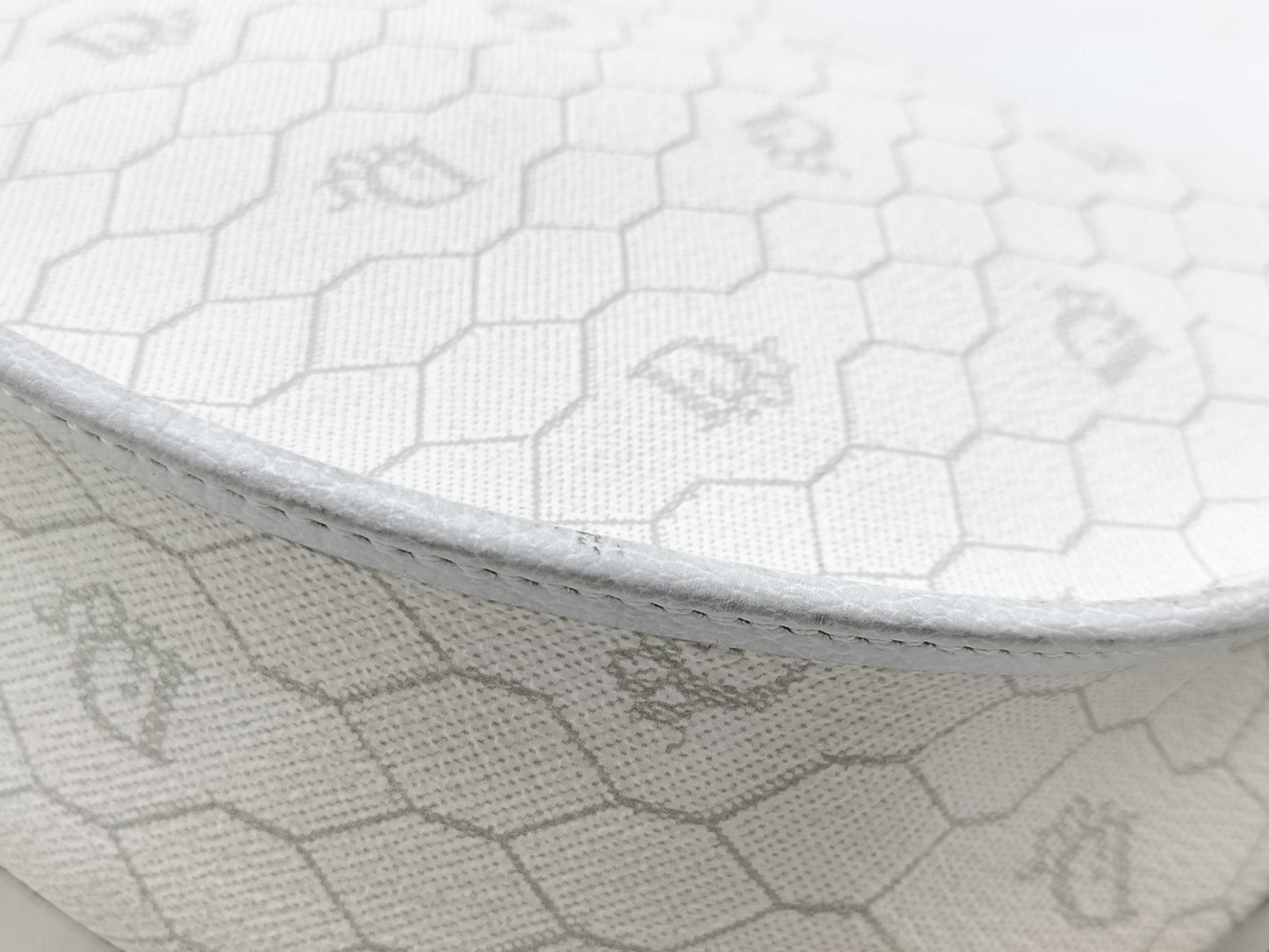 Dior Honeycomb Shoulder Pouch White Shoulder Bag