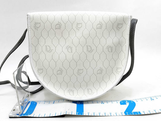 Dior Honeycomb Shoulder Pouch White Shoulder Bag