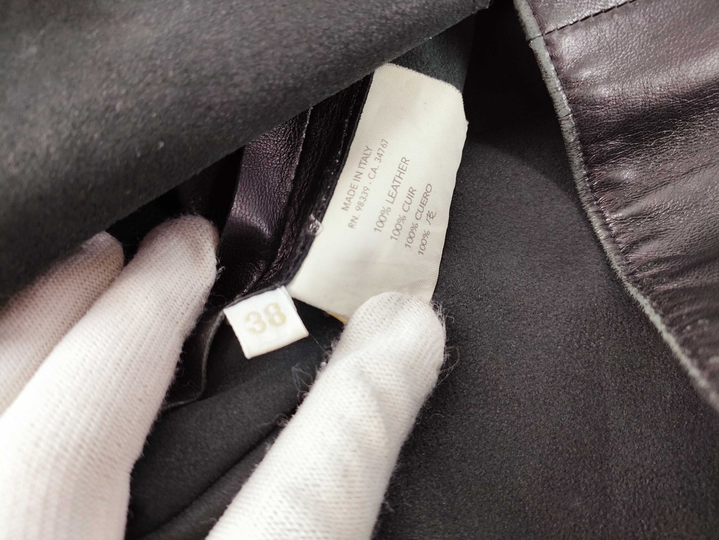 Miu Miu Leather Jacket Jacket