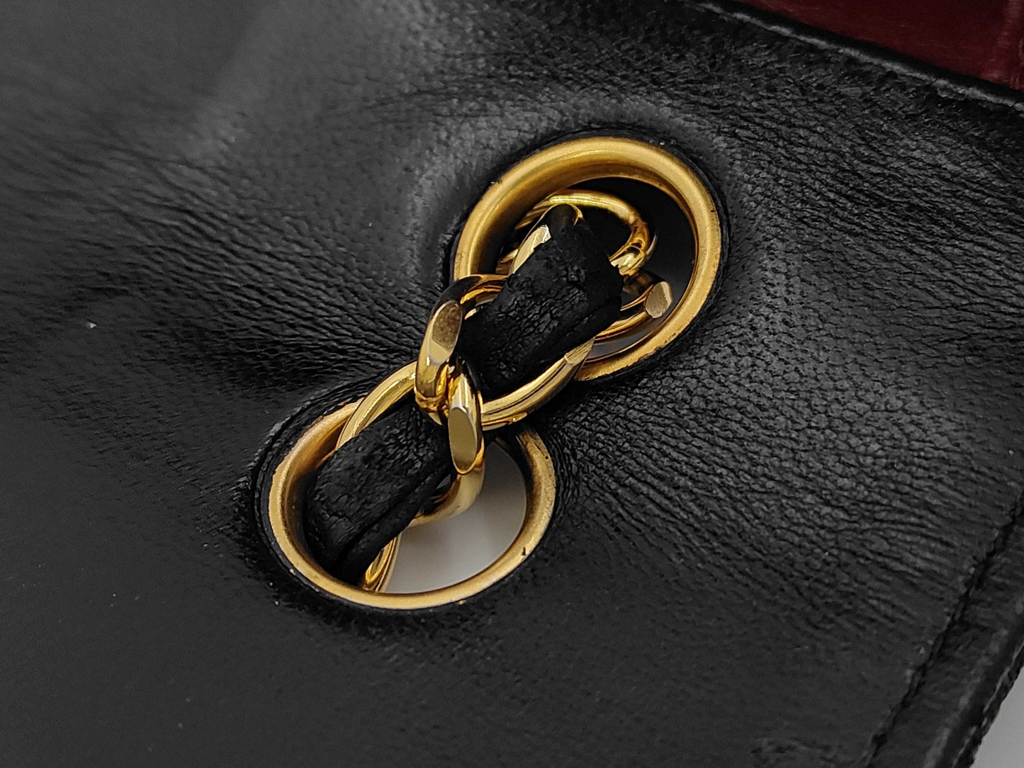 CHANEL CHANEL Design Stitch Matelasse Shoulder Bag Black