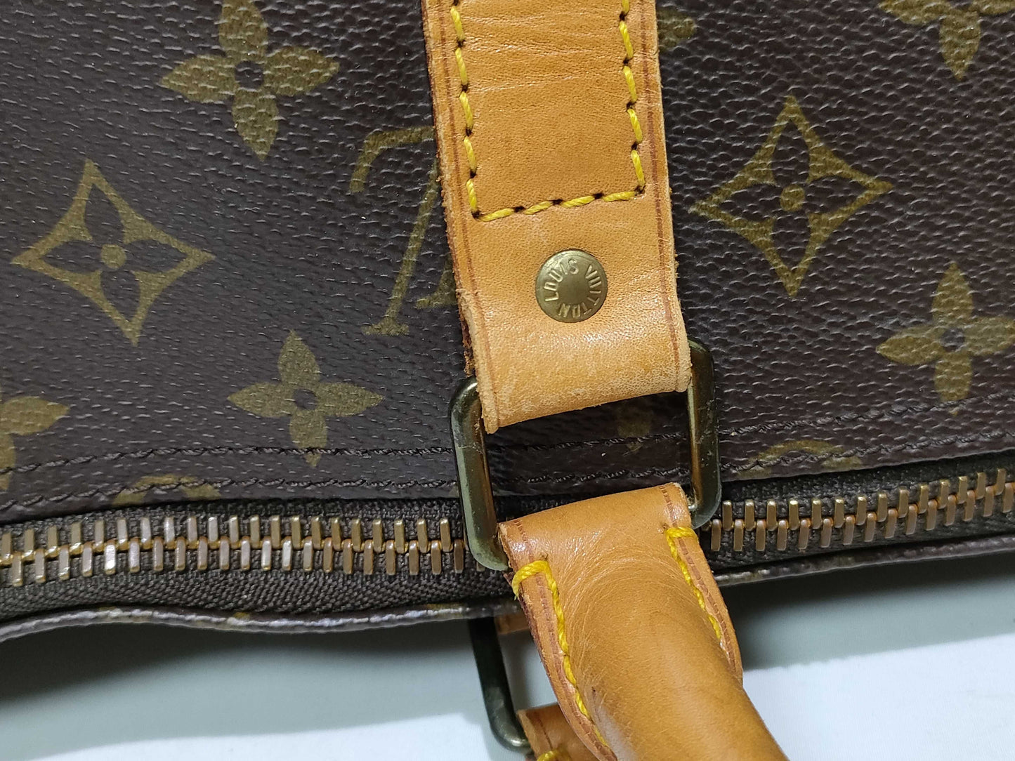 LOUIS VUITTON Monogram Louis Vuitton Keepall 55 Boston Bag
