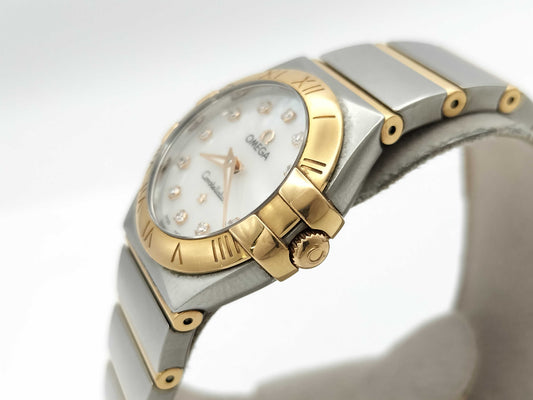OMEGA Constellation 123.20.24.60.55.004 92281918 Shell Dial Quartz Women's Watch