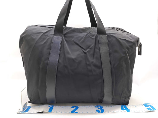PRADA Nylon Prada Saffiano x Tessuto Nylon x Leather Boston Bag Black Boston Bag Boston Bag