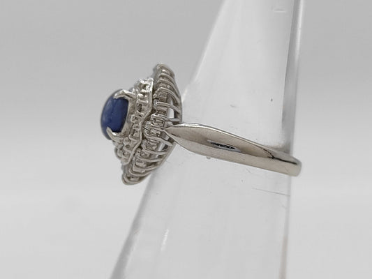 SS1.58ct D0.30ct Pt900 5.9g Ring