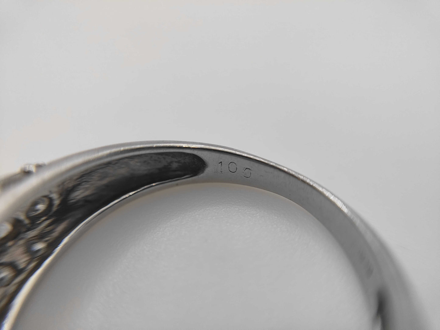 D1.00ct Pt900 5.0g Ring