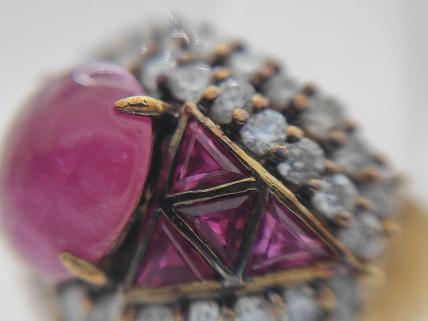 R2.83/0.80ct D1.47ct K18 13.6g Ring