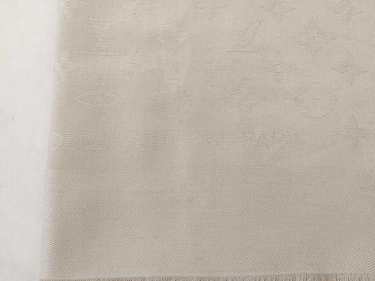 LOUIS VUITTON Monogram Louis Vuitton Scarf 140 Monogram Scarf with Tag