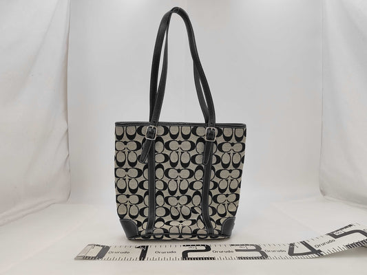 COACH Signature Tote Bag Black Tote Bag