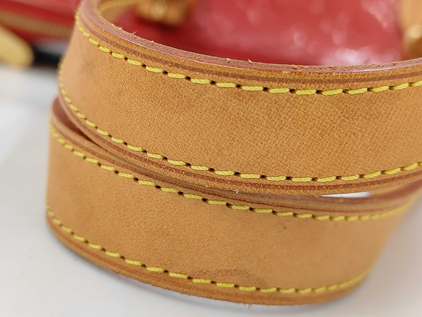 LOUIS VUITTON Monogram Empreinte Louis Vuitton Vernis Rosewood Avenue Handbag