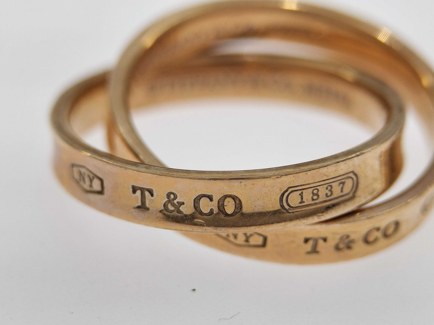 Tiffany & Co. Tiffany & Co. 1837 Metal Ring Double Ring