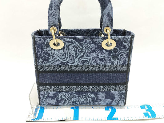 Dior Christian Dior Lady D-Light Handbag Toile de Jouy Handbag