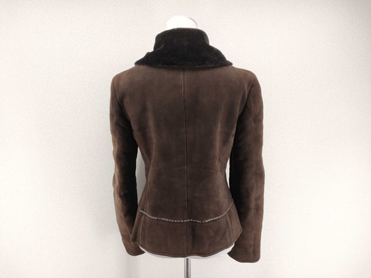 FENDI Fendi Mouton Jacket Brown #44 Jacket
