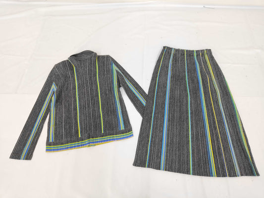 ISSEY MIYAKE Pleats Please denim pattern set, other apparel