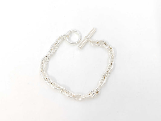 HERMES Chaine d'Ancre 25G Stamp TPM22 Links Bracelet/Bangle