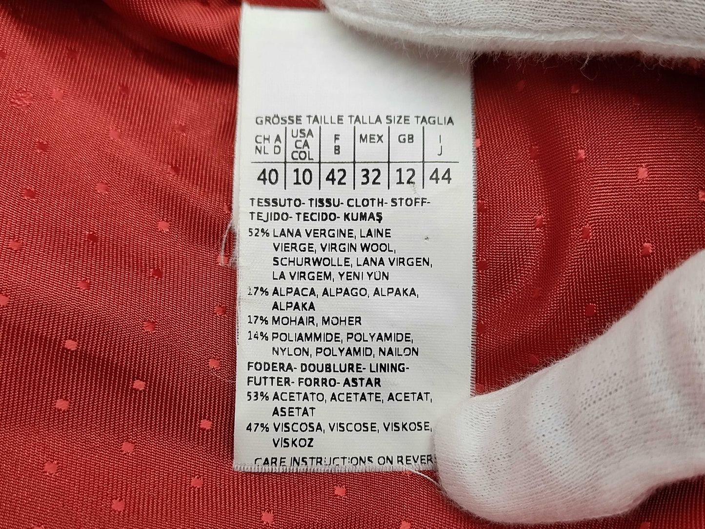 MaxMara Alpaca Mohair Coat Size 44 Coat