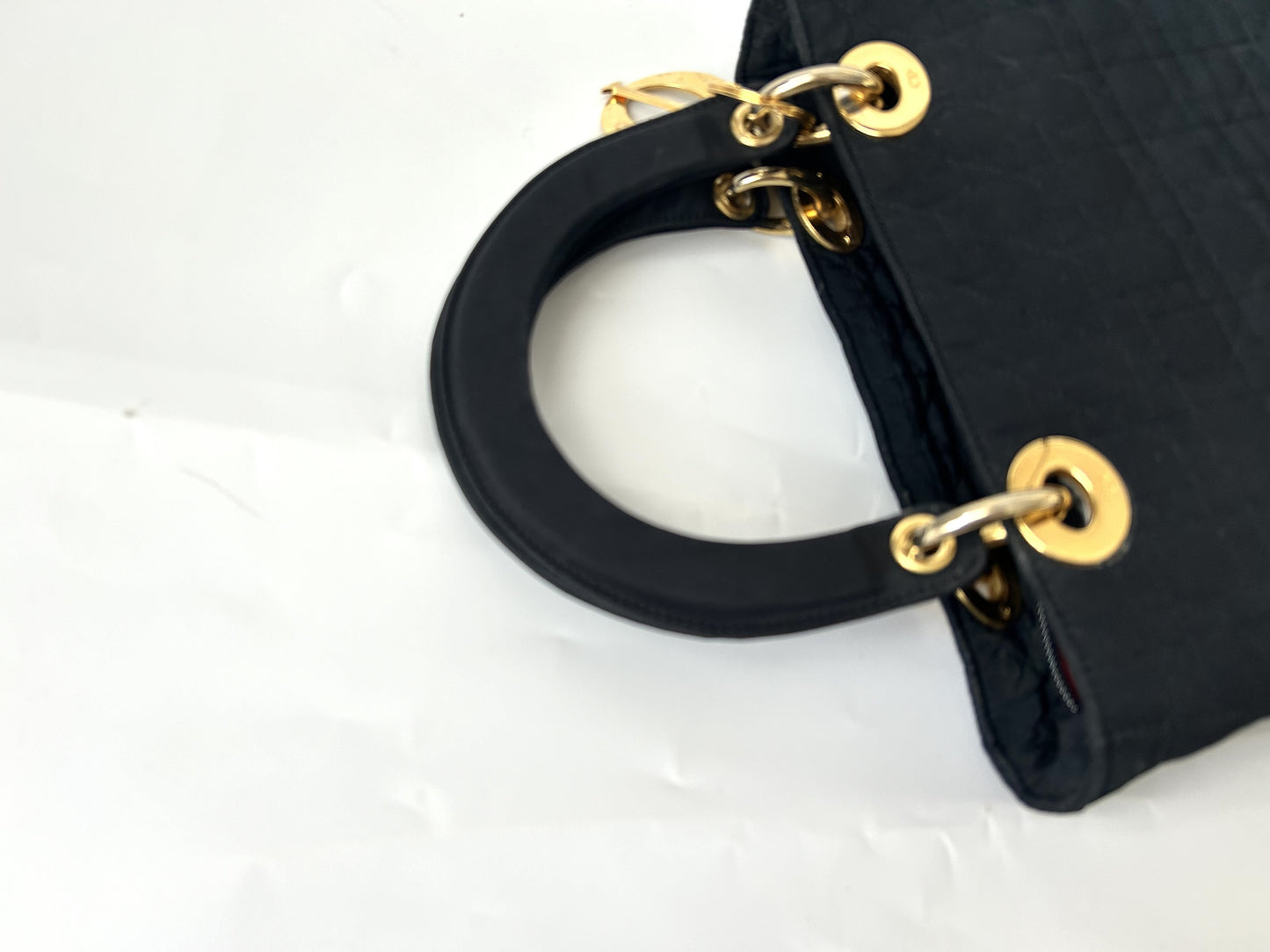 Dior Cannage Nylon Small Handbag