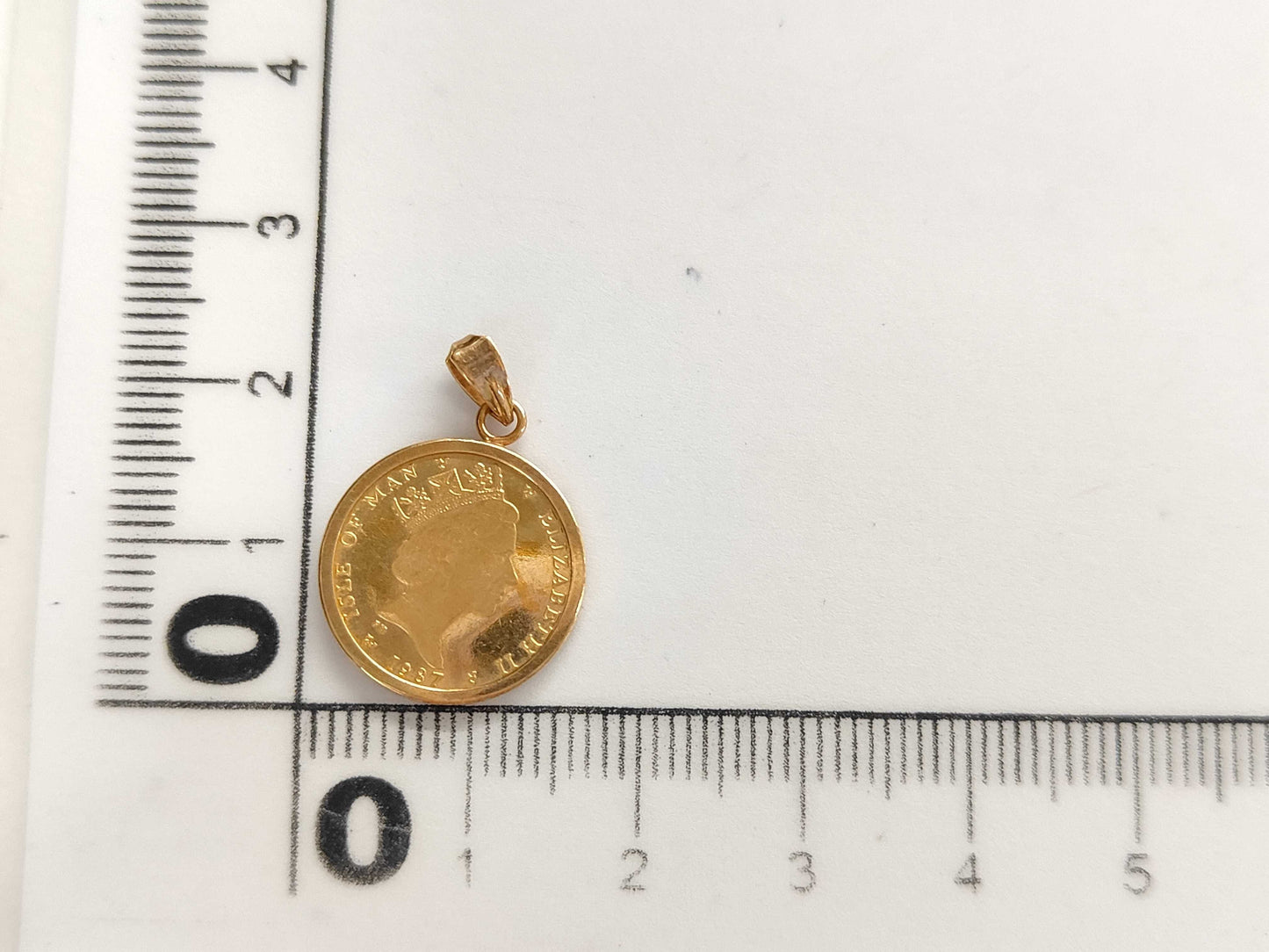 Coin K22/K18 2.1g Pendant Top