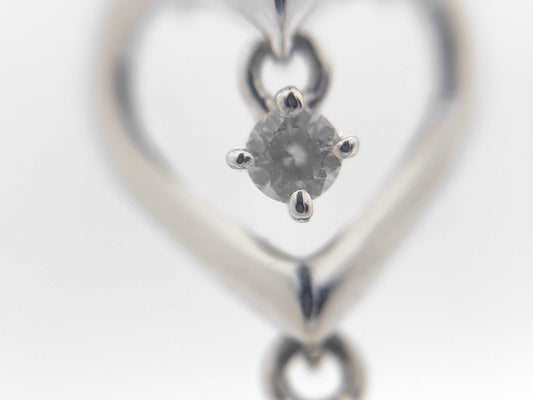 MIKIMOTO Pearl Necklace, Approx. 7.4mm Diameter, Diamond, 18K Gold, 3.0g