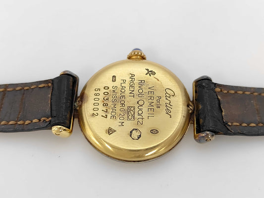 Cartier Must Colysée Must Colysée 590002 003877 Black Dial Quartz Women's Watch