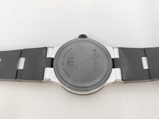 BVLGARI Aluminum AL32TA Aluminum L18007 Quartz Unmoving Boys' Watch