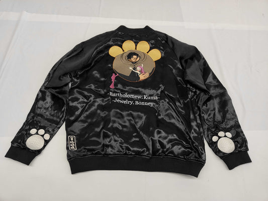 Karakuridama x One Piece Sukajan Bear Reversible Black XXL Jacket
