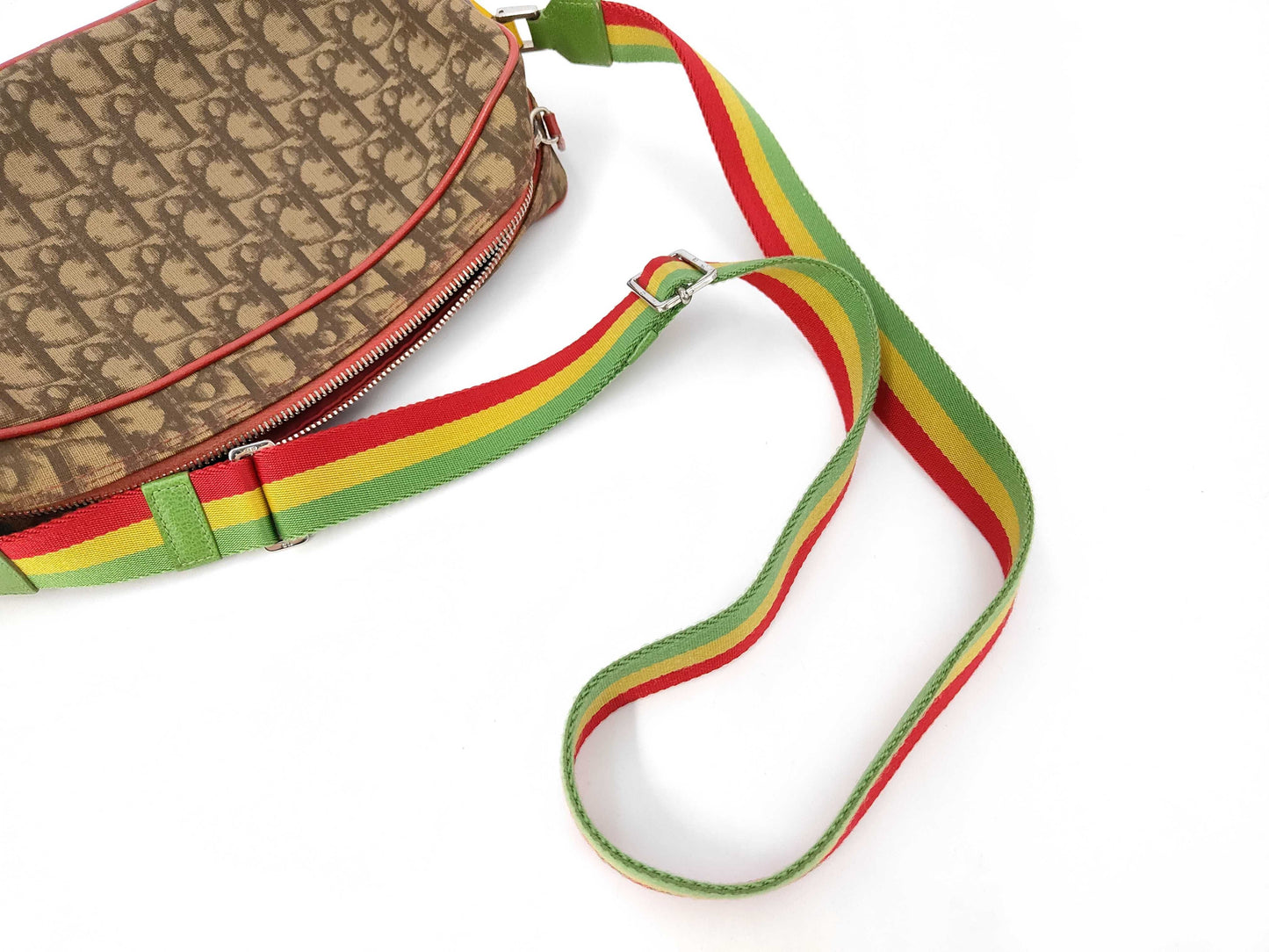 Dior Trotter Rasta Shoulder Bag PVC Shoulder Bag