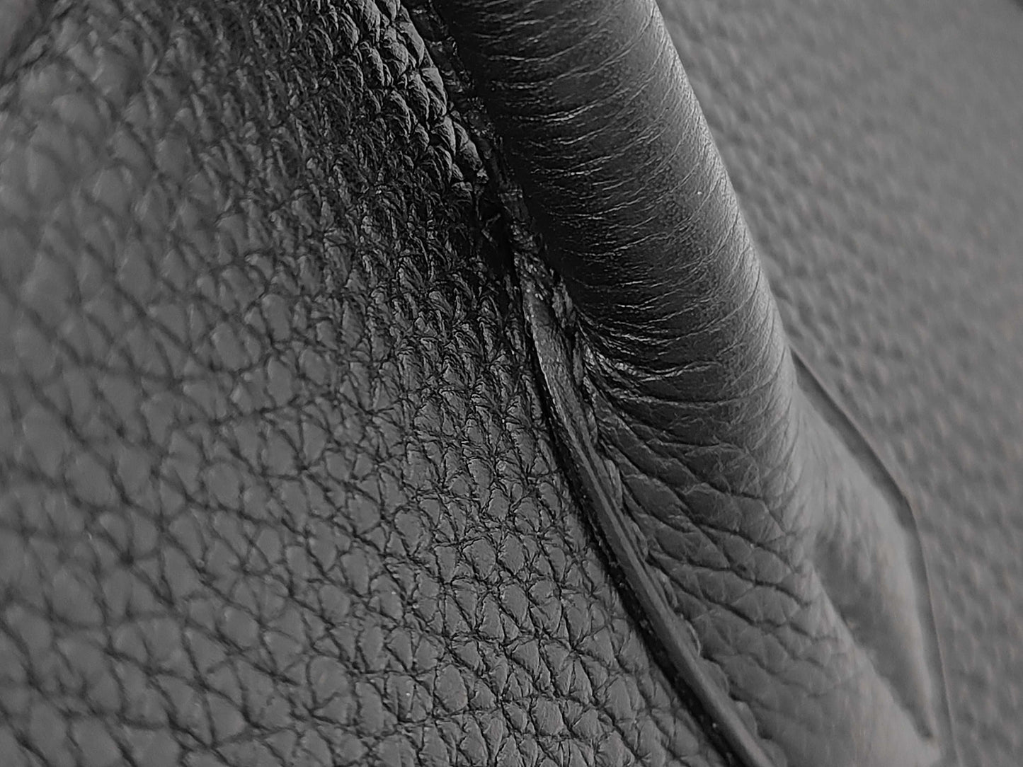 HERMES Birkin 35 Togo Black with Silver Hardware, □N Stamp, Handbag