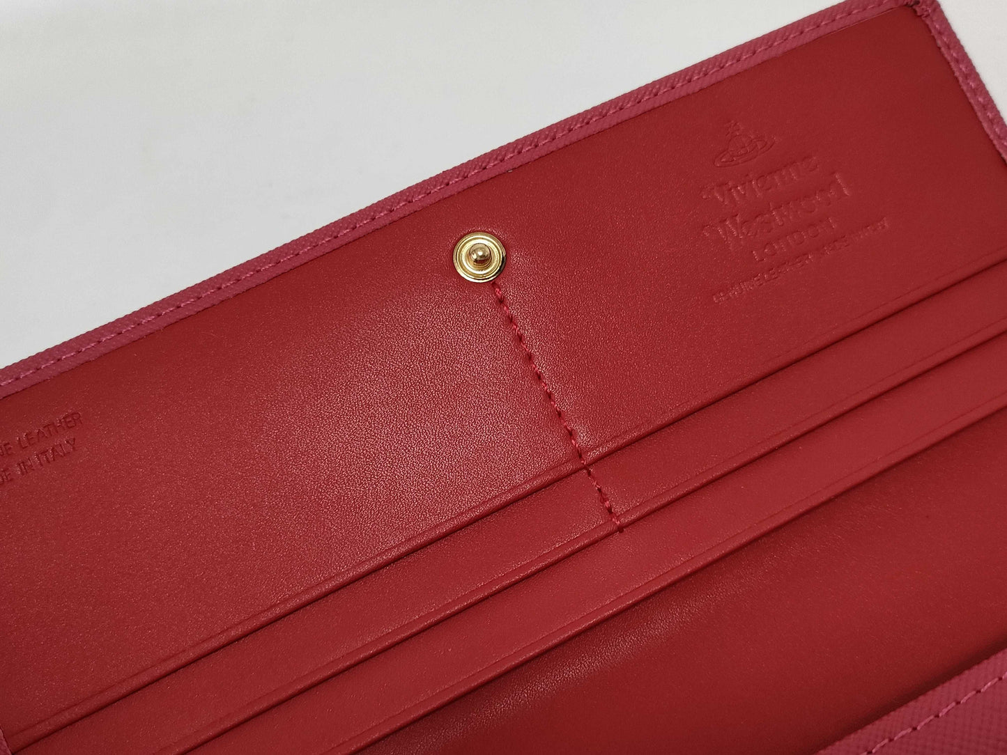 Vivienne Westwood Pink Chain Shoulder Wallet