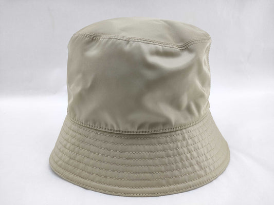 PRADA Prada Bucket Hat Beige/Nylon 1HC137 Size: M Other Accessories
