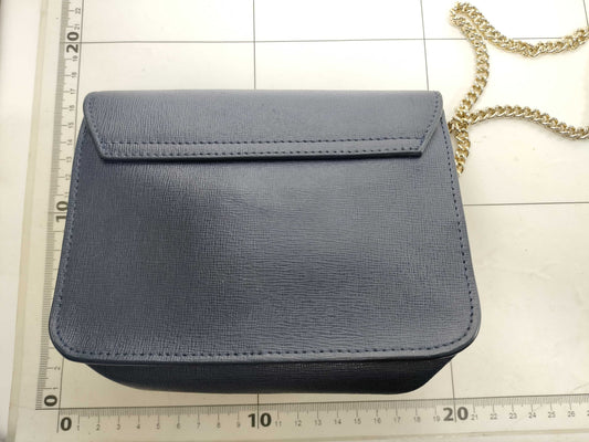 FURLA Metropolis Chain Shoulder Bag with Logo Plate