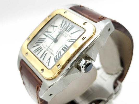 Cartier Santos 100 W20072X7 2656 788089CE Automatic Men's Watch