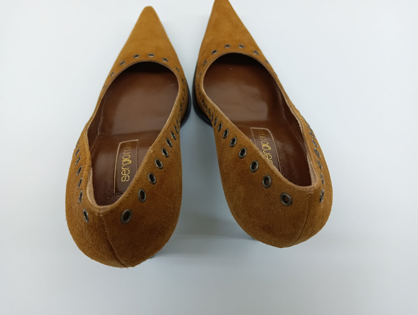 Sergio Rossi Leather Pumps Brown Size 36 1/2