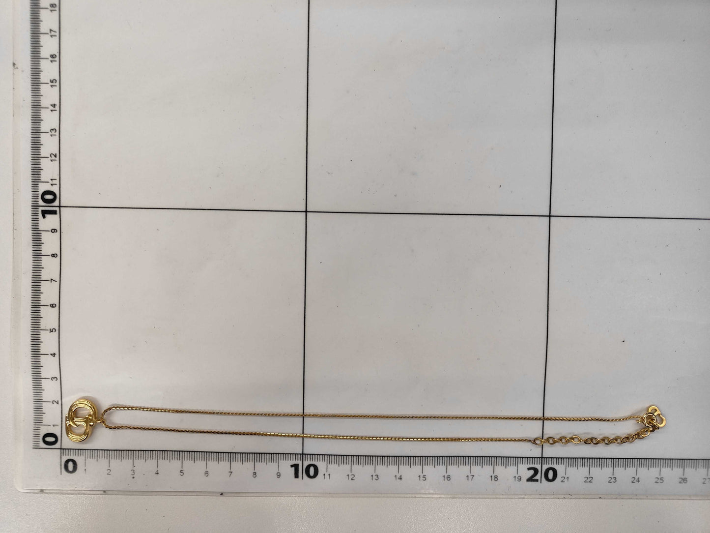 Dior CD logo necklace necklace