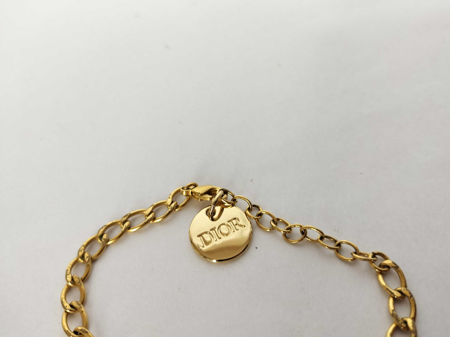 Dior Dior CD Logo Bracelet Gold Bracelet Bangle