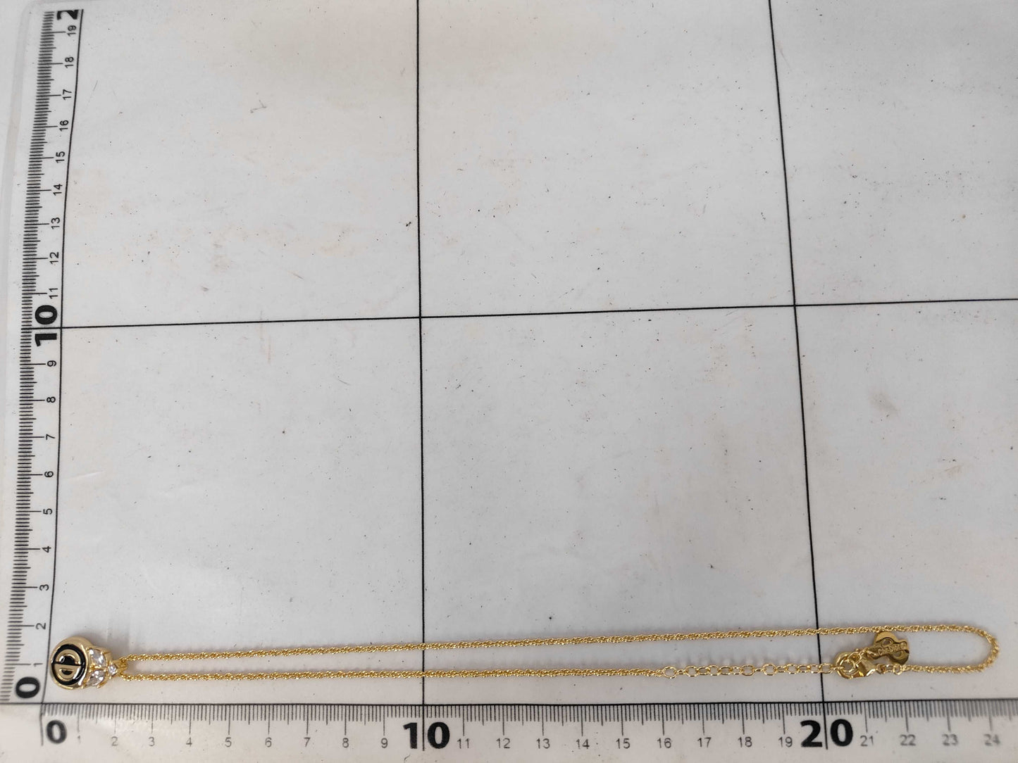 Dior CD logo necklace