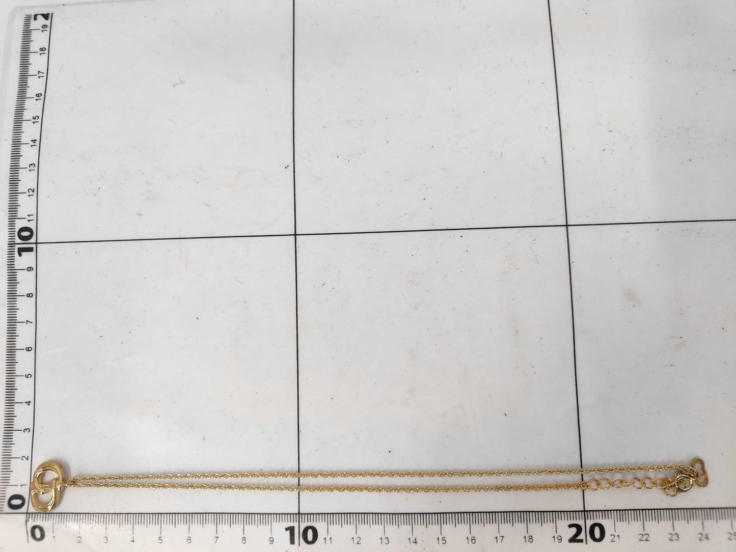 Dior CD logo necklace