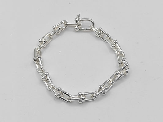 Tiffany & Co. Tiffany HardWear Small Link S Bracelet, Ag925, 16.6g, Bracelet/Bangle