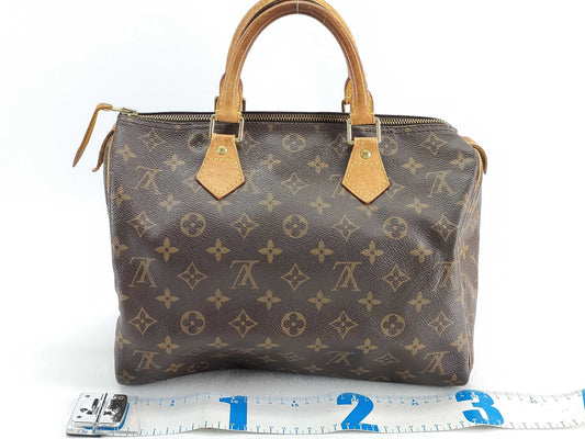 LOUIS VUITTON Monogram Louis Vuitton Speedy 30 Boston Bag