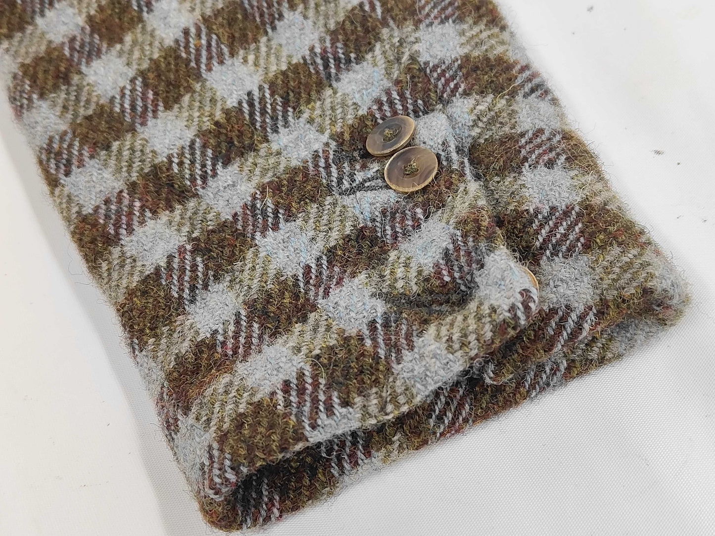 Unused 45R Check Shrunken Jacket with Current Tag